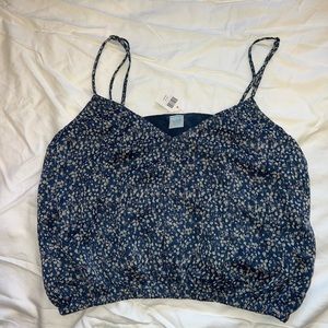 Brand new never worn blue camisole top